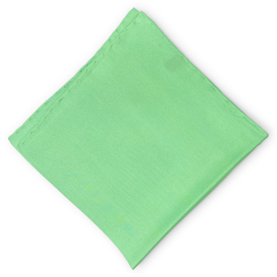 Solid: Silk Pocket Square - Mint