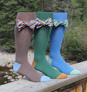 Pedigree Mid-Calf Solid: Socks - Turquoise