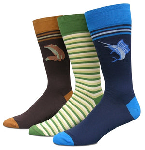 Sitting Ducks: Socks - Mid Blue