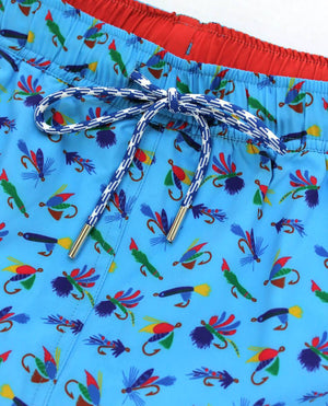 Let It Fly: Swim Trunks - Light Blue