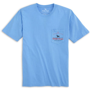 Skiff Dogs: Short Sleeve T-Shirt - Light Blue