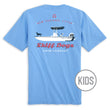 Load image into Gallery viewer, Skiff Dogs: Kid&#39;s Short Sleeve T-Shirt - Light Blue
