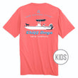 Load image into Gallery viewer, Skiff Dogs: Kid&#39;s Short Sleeve T-Shirt - Coral
