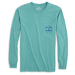 Load image into Gallery viewer, Skiff Dogs Hometown: Pocket Long Sleeve T-Shirt - Seafoam/Blue
