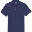 Load image into Gallery viewer, Palmetto Moon: Upcycled Surf Polo - Deep Blue
