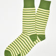 Load image into Gallery viewer, Triple Stripe: Socks - Green/Green

