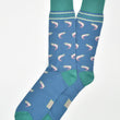 Load image into Gallery viewer, Trout &amp; About: Socks - Blue
