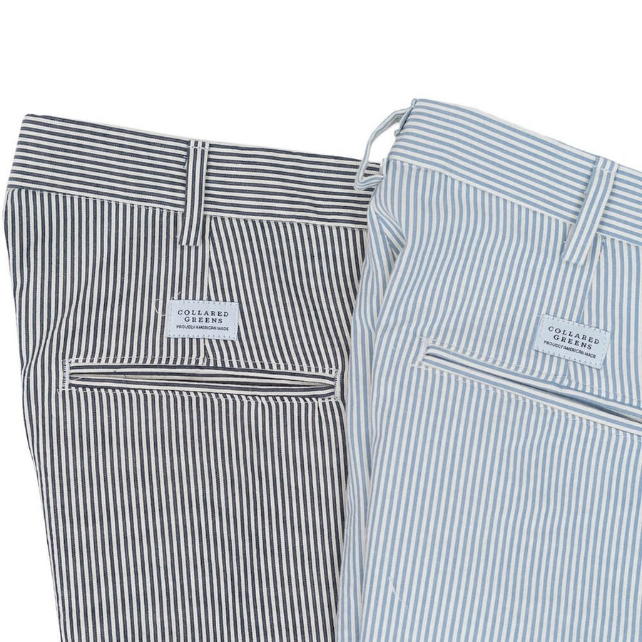 Shem Creek: Seersucker Shorts - Navy