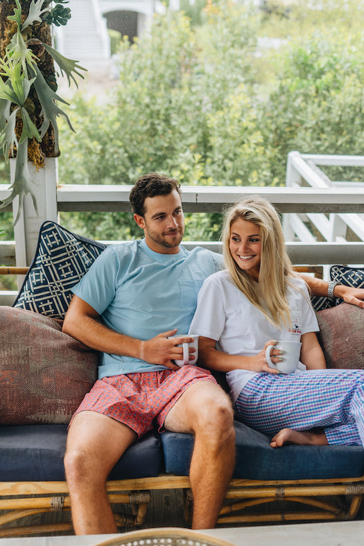 Gingham: Boxers - Blue/Navy