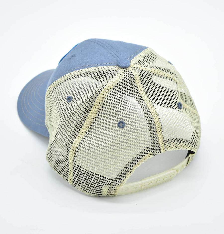 Pointer Surfer: Badged Trucker Cap - Shoal Blue