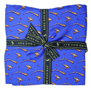 American Made Collared Greens Pocket Squares Blue Made in the USA