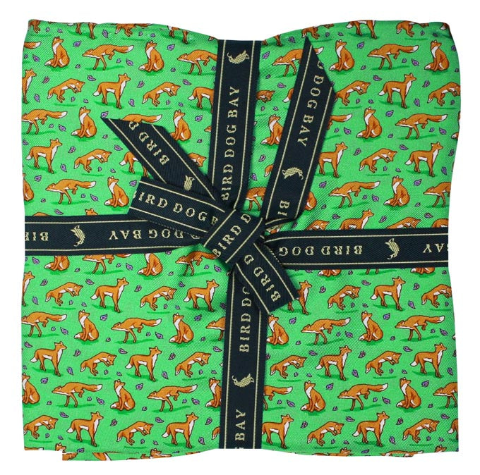 American Made Collared Greens Pocket Squares Green Made in the USA