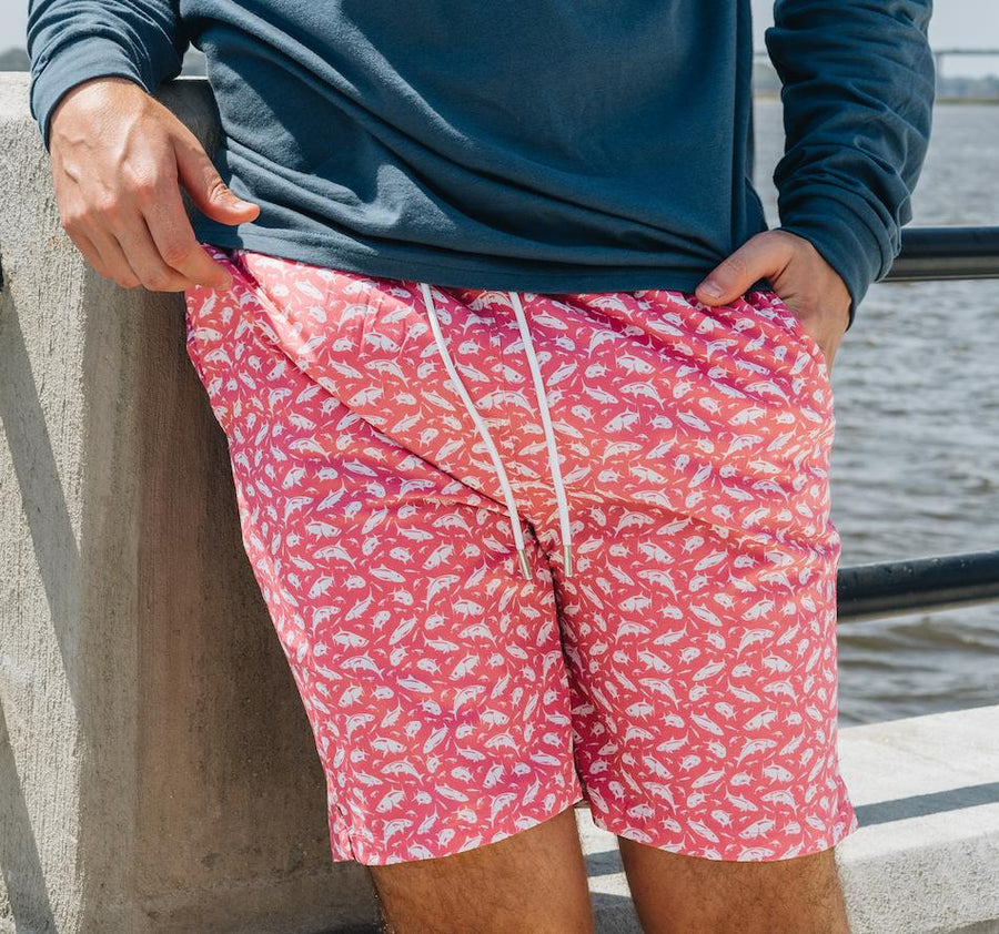 Let It Fly: Swim Trunks - Mint